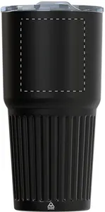 Mug thermos personnalisé - Streaky Tall | Noir