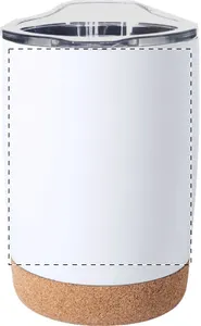 Mug thermos personnalisé - Tercox | Blanc / Naturelle