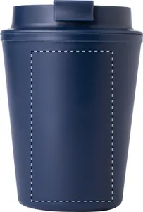 Mug thermos publicitaire en RPP - Cappulu | Bleu Foncé