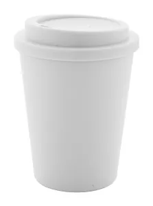 Mug thermos personnalisé publicitaire - Peppulu | Blanc