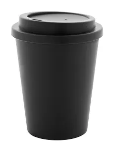 Mug thermos personnalisé publicitaire - Peppulu | Noir