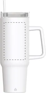 Mug thermos publicitaire 900 ml plastique recyclé - Renley