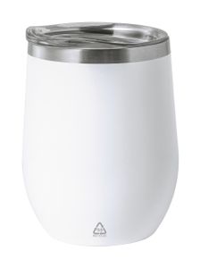 Mug thermos publicitaire - Rebby | Blanc