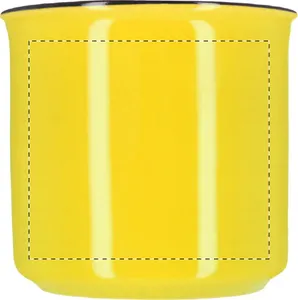 Mug vintage personnalisé - Woodstock | Jaune