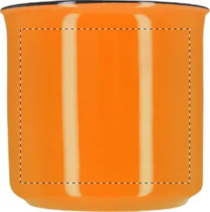 Mug vintage personnalisé - Woodstock | Orange