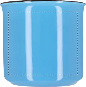 Mug vintage personnalisé - Woodstock | Bleu Clair