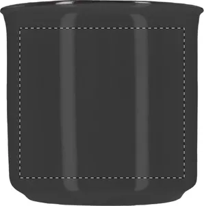 Mug vintage personnalisé - Woodstock | Noir