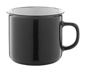 Mug vintage personnalisé - Woodstock | Noir