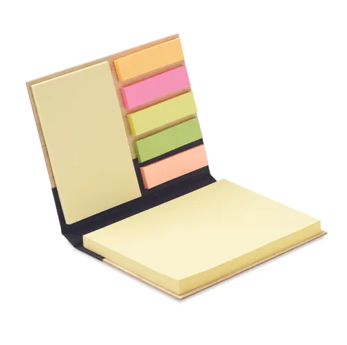 Notes adhésives housse en bambou personnalisable - Visionbam