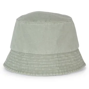 Bob délavé écoresponsable unisexe personnalisé - Native Spirit | Washed Almond Green