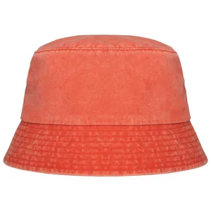 Bob délavé écoresponsable unisexe personnalisé - Native Spirit | Washed Paprika