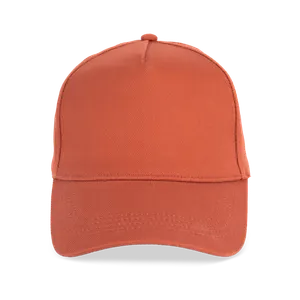 Casquette écoresponsable 5 panneaux unisexe personnalisée - Native Spirit | Burnt Brick