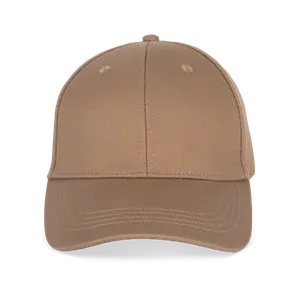 Casquette écoresponsable personnalisée 6 panneaux unisexe - Native Spirit | Dark camel