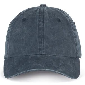 Casquette écoresponsable délavée personnalisée unisexe - Native Spirit | Washed Navy Blue
