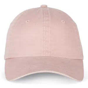 Casquette écoresponsable délavée personnalisée unisexe - Native Spirit | Washed Petal Rose