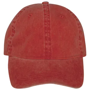 Casquette écoresponsable délavée personnalisée unisexe - Native Spirit | Washed Paprika