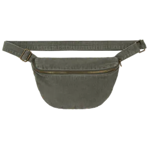 Banane écoresponsable délavée en velours côtelé personnalisée - Native Spirit | Washed Organic Khaki