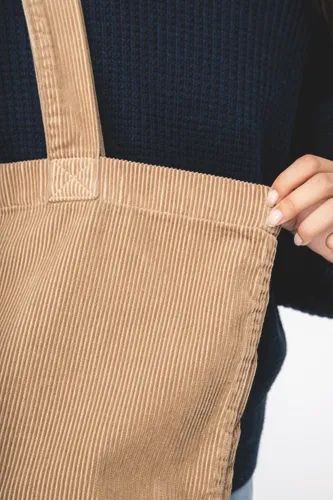 Sac écoresponsable délavé en velours côtelé personnalisé - Native Spirit