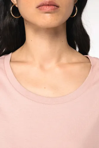 T-shirt écoresponsable personnalisé manches à revers femme - Native Spirit