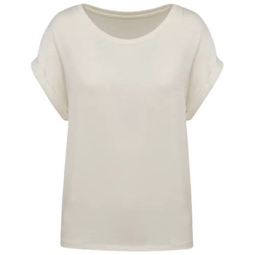 T-shirt écoresponsable personnalisé manches à revers femme - Native Spirit