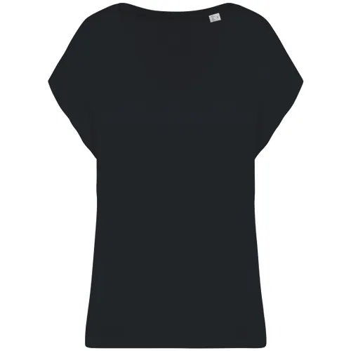 T-shirt écoresponsable loose à col V personnalisé femme - Native Spirit