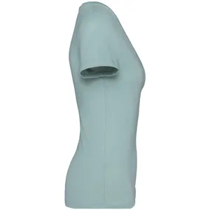 T-shirt écoresponsable personnalisé col V femme - Native Spirit | Jade Green