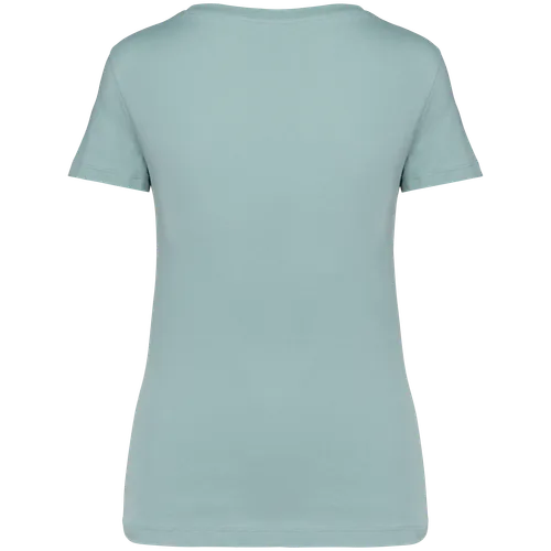 T-shirt écoresponsable personnalisé col V femme - Native Spirit