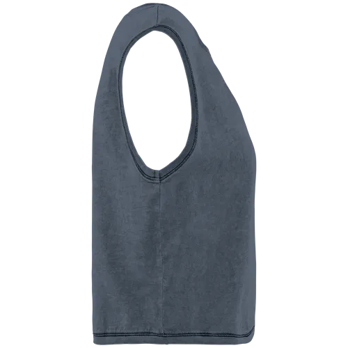 T-shirt écoresponsable personnalisé crop sans manche femme - Native Spirit