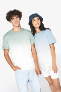 T-shirt écoresponsable personnalisé Dip Dye unisexe - Native Spirit