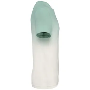 T-shirt écoresponsable personnalisé Dip Dye unisexe - Native Spirit | Dip Dye Jade Green