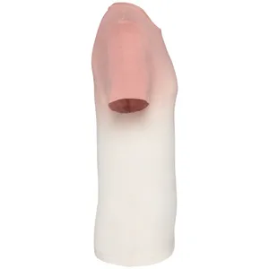T-shirt écoresponsable personnalisé Dip Dye unisexe - Native Spirit | Dip Dye Petal Rose