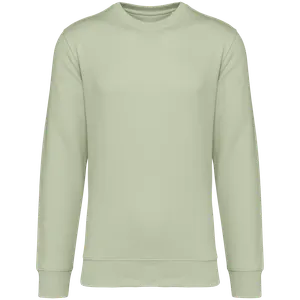 Sweat-shirt écoresponsable personnalisé à col rond unisexe - Native Spirit | Celadon Green