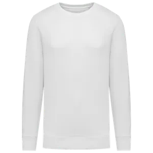 Sweat-shirt écoresponsable personnalisé à col rond unisexe - Native Spirit | White