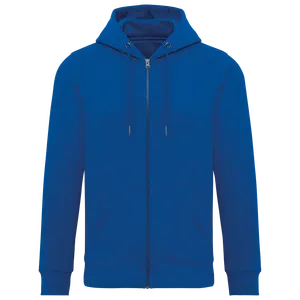 Sweat-shirt écoresponsable zippé à capuche unisexe personnalisé - Native Spirit | Sea Blue