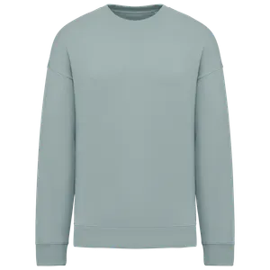 Sweat-shirt écoresponsable personnalisé à col rond oversize unisexe - Native Spirit | Jade Green