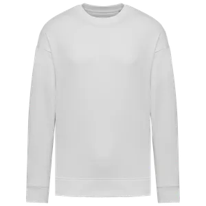 Sweat-shirt écoresponsable personnalisé à col rond oversize unisexe - Native Spirit | White