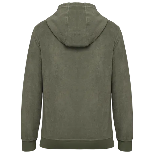 Sweat-shirt écoresponsable personnalisé en éponge zippé à capuche homme - Native Spirit