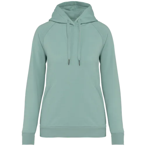 Sweat-shirt écoresponsable personnalisé à capuche raglan femme - Native Spirit