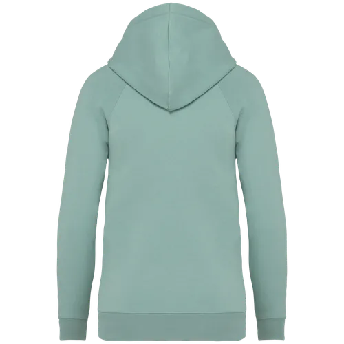 Sweat-shirt écoresponsable personnalisé à capuche raglan femme - Native Spirit