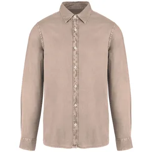 Chemise écoresponsable délavée personnalisée homme - Native Spirit | Washed Linen