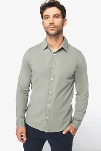 Chemise écoresponsable délavée personnalisée homme - Native Spirit