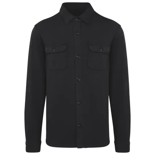 Surchemise écoresponsable délavée en molleton gratté personnalisé homme - Native Spirit