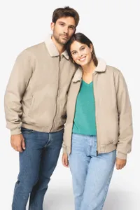 Veste écoresponsable personnalisée col sherpa unisexe - Native Spirit Veste écoresponsable personnalisée col sherpa unisexe - Native Spirit