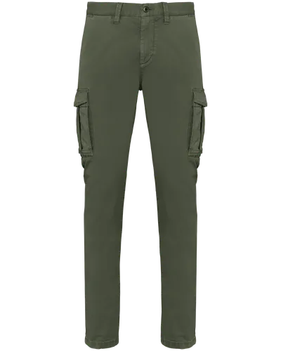 Pantalon cargo écoresponsable délavé homme personnalisé - Native Spirit