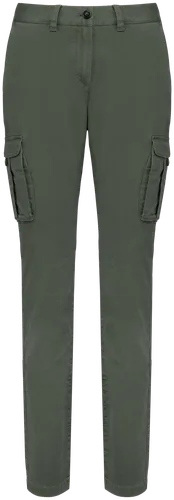 Pantalon cargo écoresponsable délavé personnalisé femme - Native Spirit