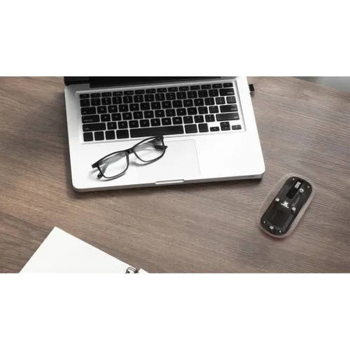 O24 - Souris sans fil transparente personnalisée