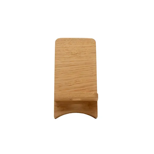 O27 - Support de portable publicitaire en chêne - fabrication française