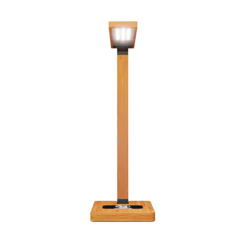 O31 - Lampe bambou publicitaire 10W