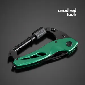 Optima couteau pliable avec mousqueton | Vert