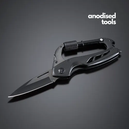 Optima couteau pliable avec mousqueton